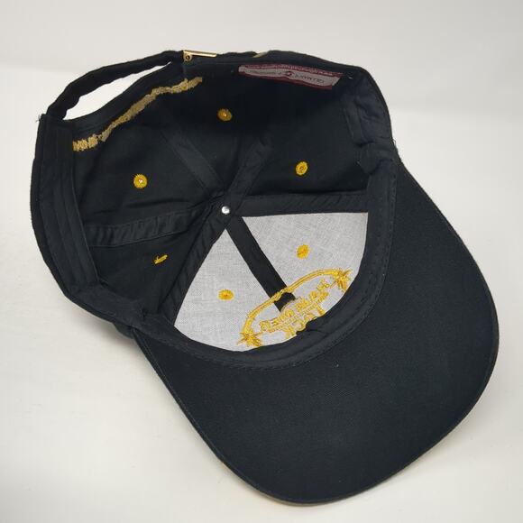 Hammer Lock Slideback Baseball Cap Black One Size Adjustable Embroidered Gillman - Picture 7 of 9